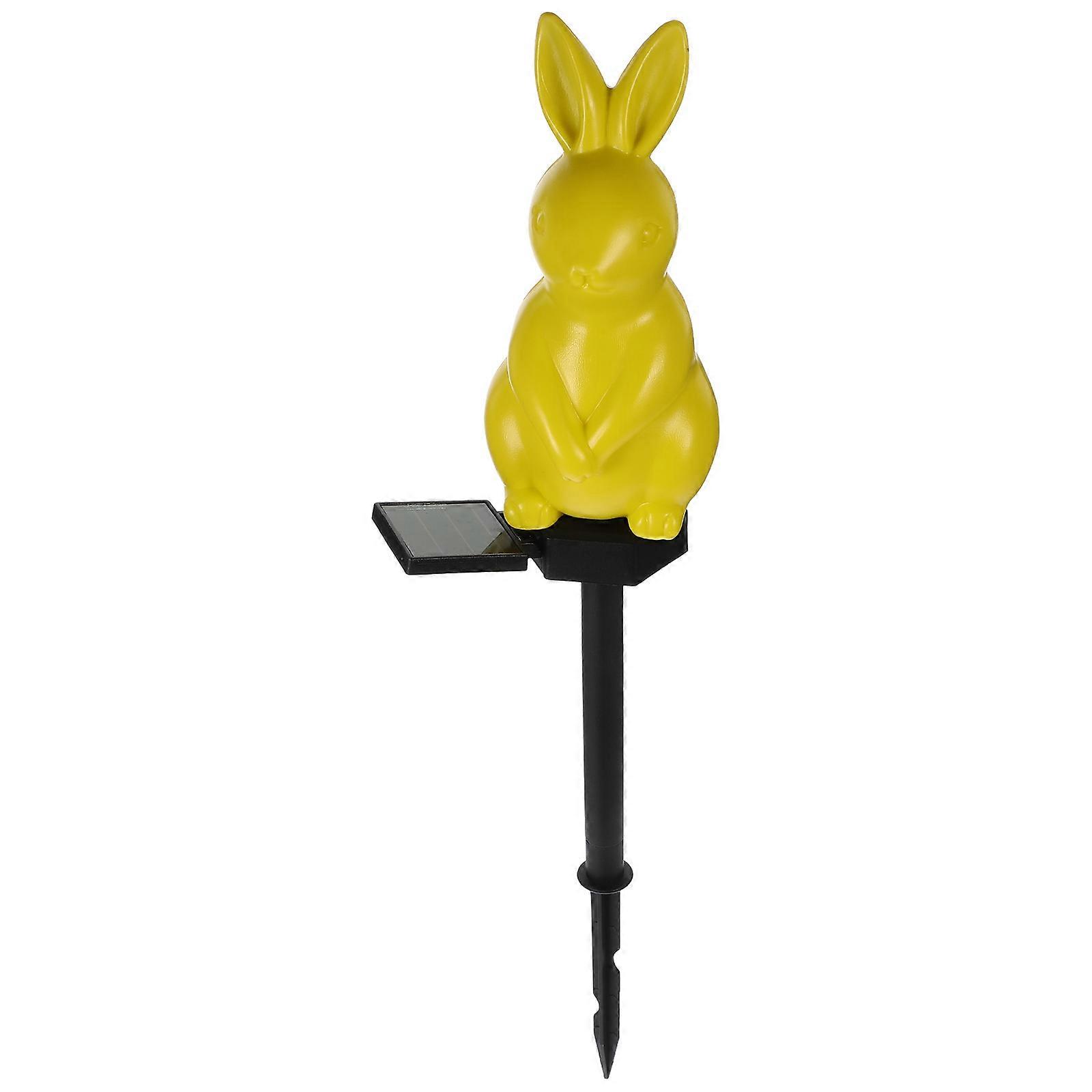 Garden Bunny Solar Lamp Easter Light for Outdoor Use 4Pcs