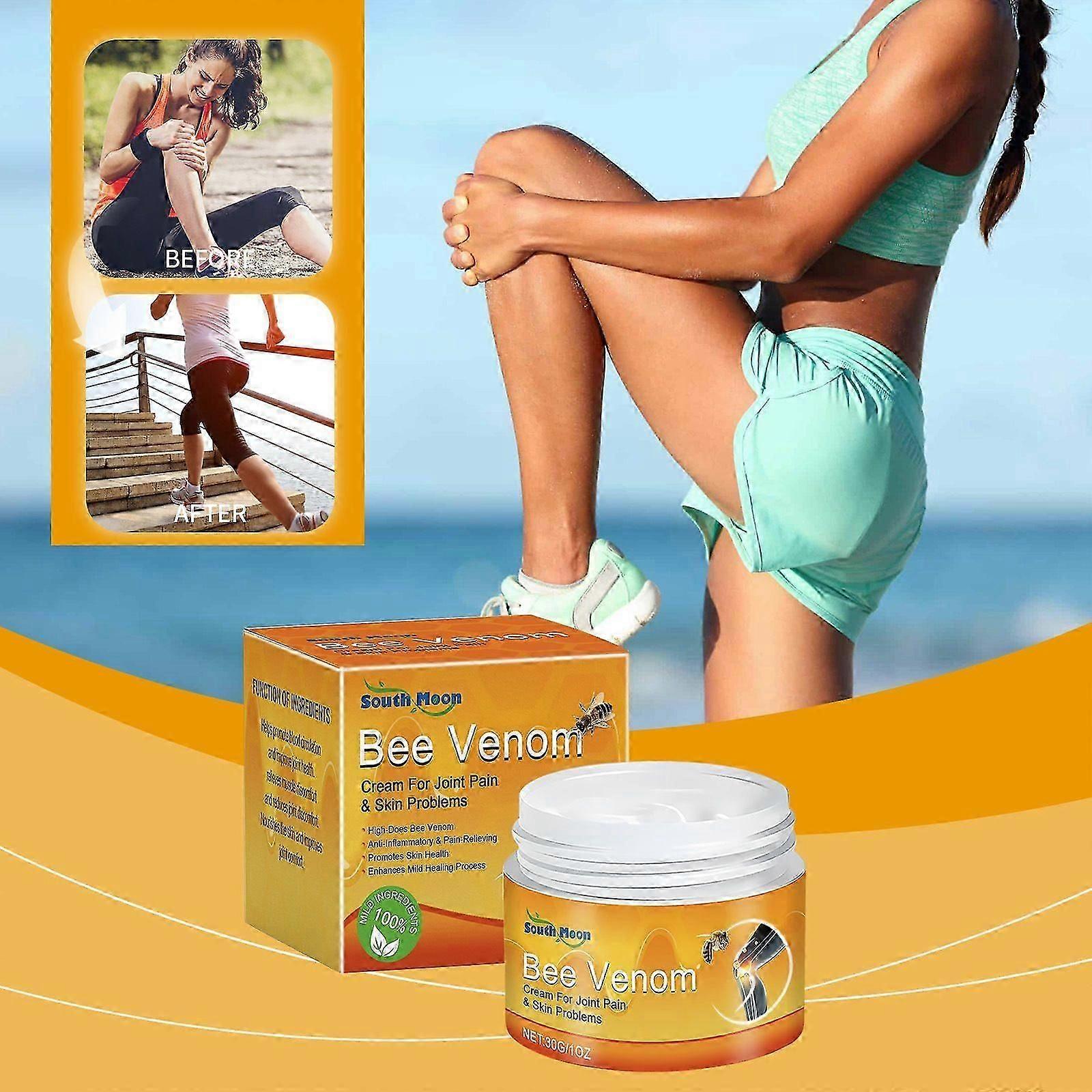 crema per alleviare il dolore al ginocchio e alla zona lombare con veleno d'api