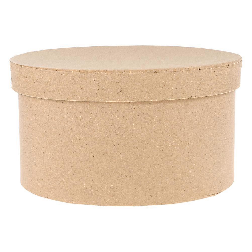 Kraft Paper Boxes with Lids Khaki Sturdy Protection for Home Storage
