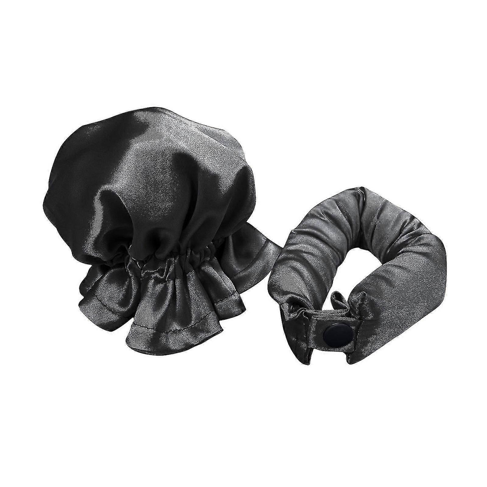 Satijn Heatless Curling Set - Curling Stick + Krullend Haar Cover, big wave slaap luie persoon krullend haar artefact - Snngv