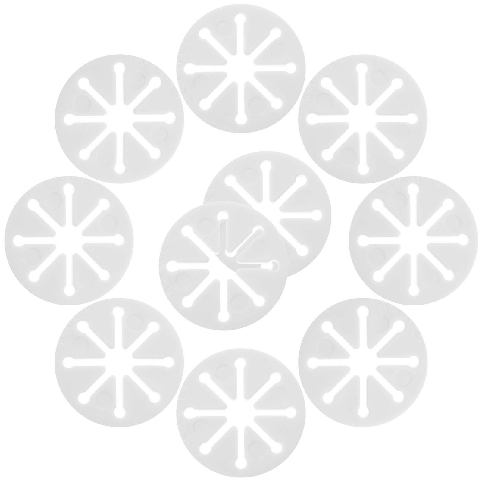 Sock Hanger Sock Clips For Laundry Plastic Sock Ring Laundry Sorters Square Shape 28Pcs