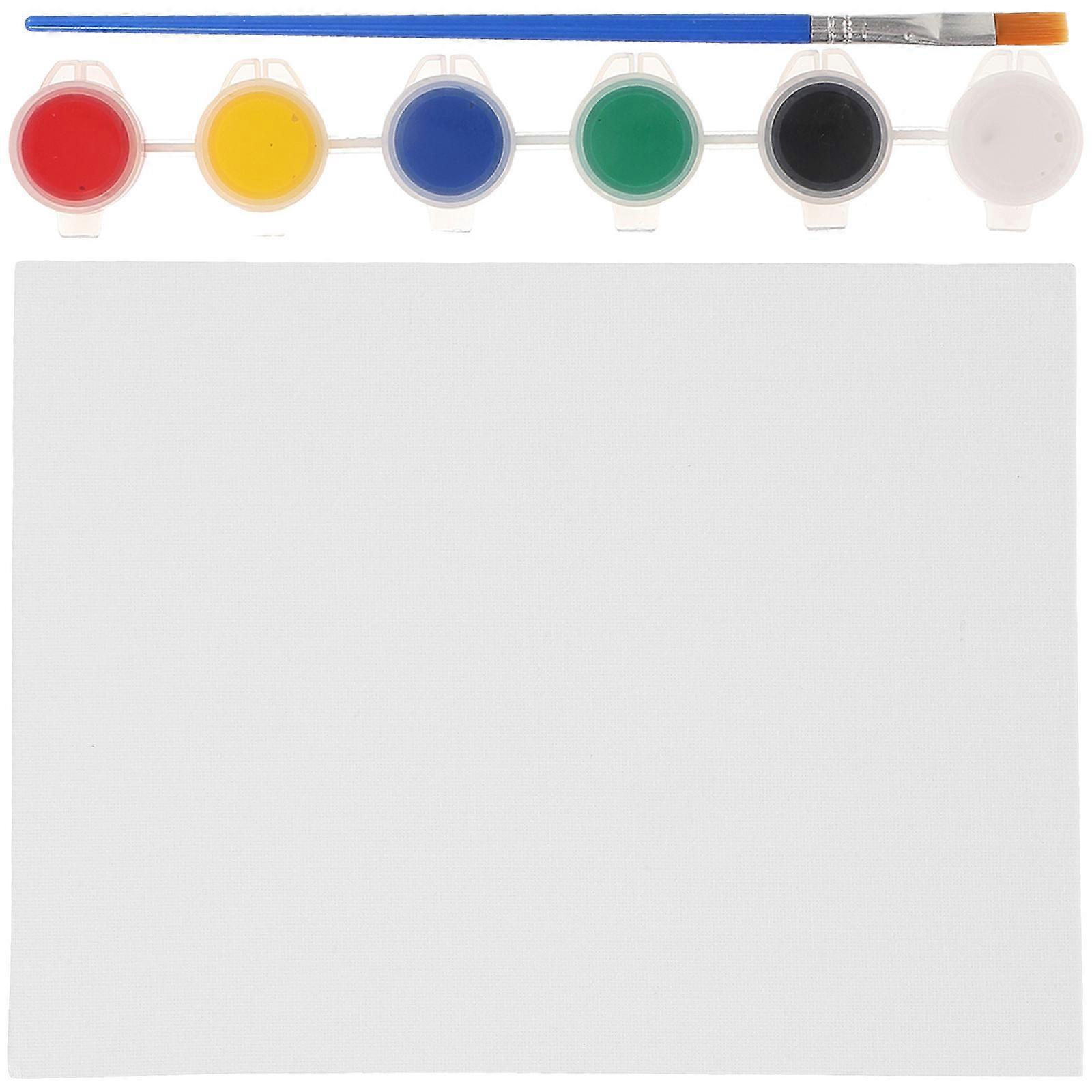 5 Sets Of Rectangular Canvas Panels For Painting Designed For Art Enthusiasts With Cotton Material And Simple Design