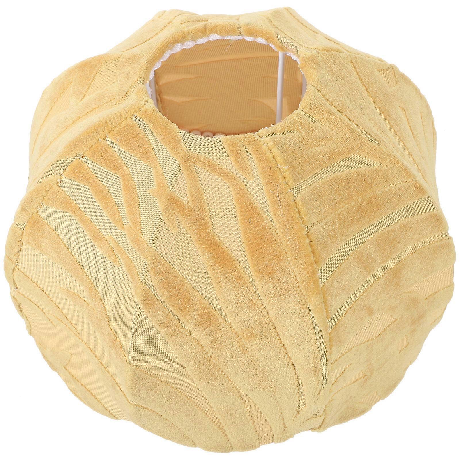 Yellow Small Lampshade E27 Light Socket for Desk Lamp Cover
