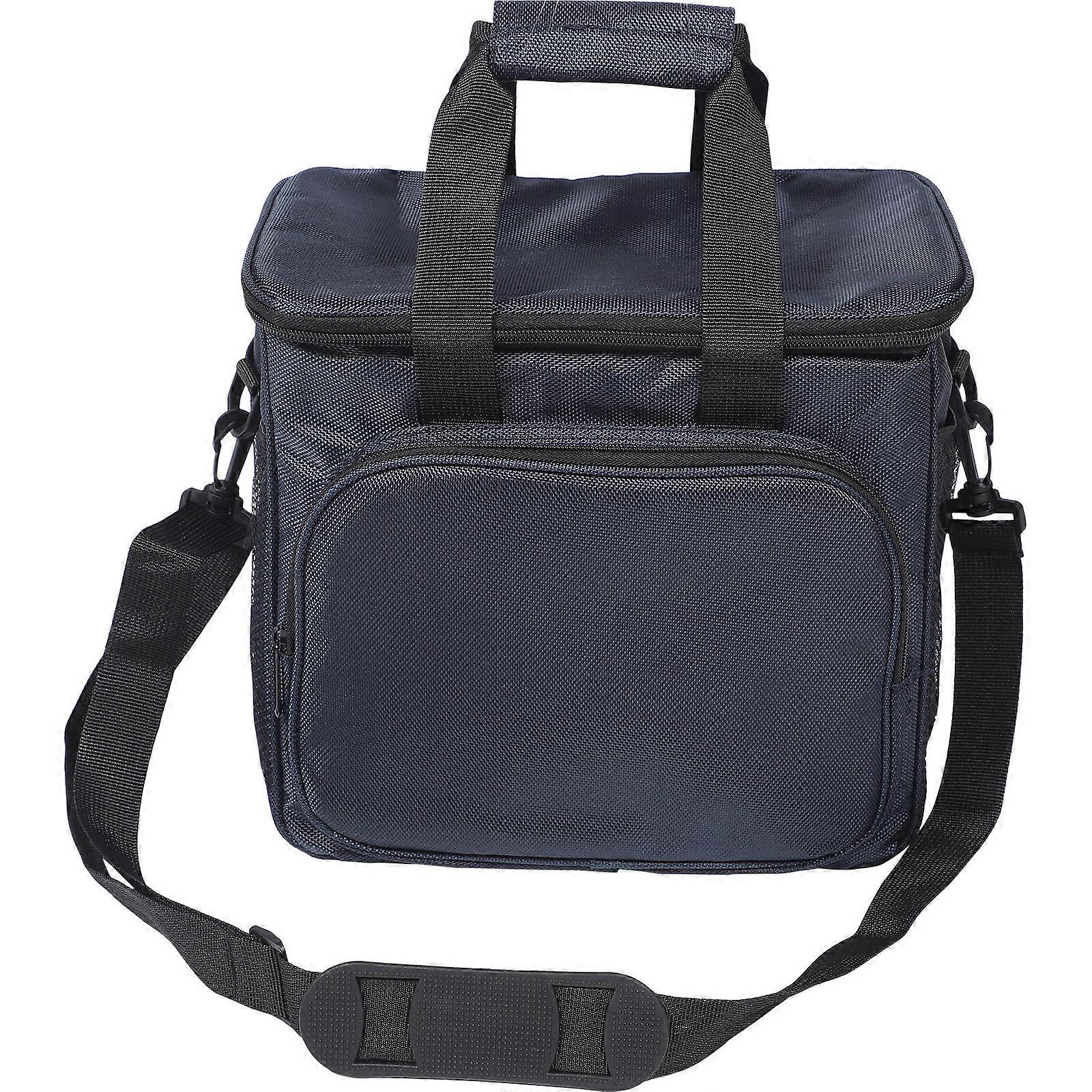 Large Insulated Bag Insulated Bento Box Bag For Outdoor Picnic And Daily Use With Blue Waterproof Material And Heat Preservation 1Pcs