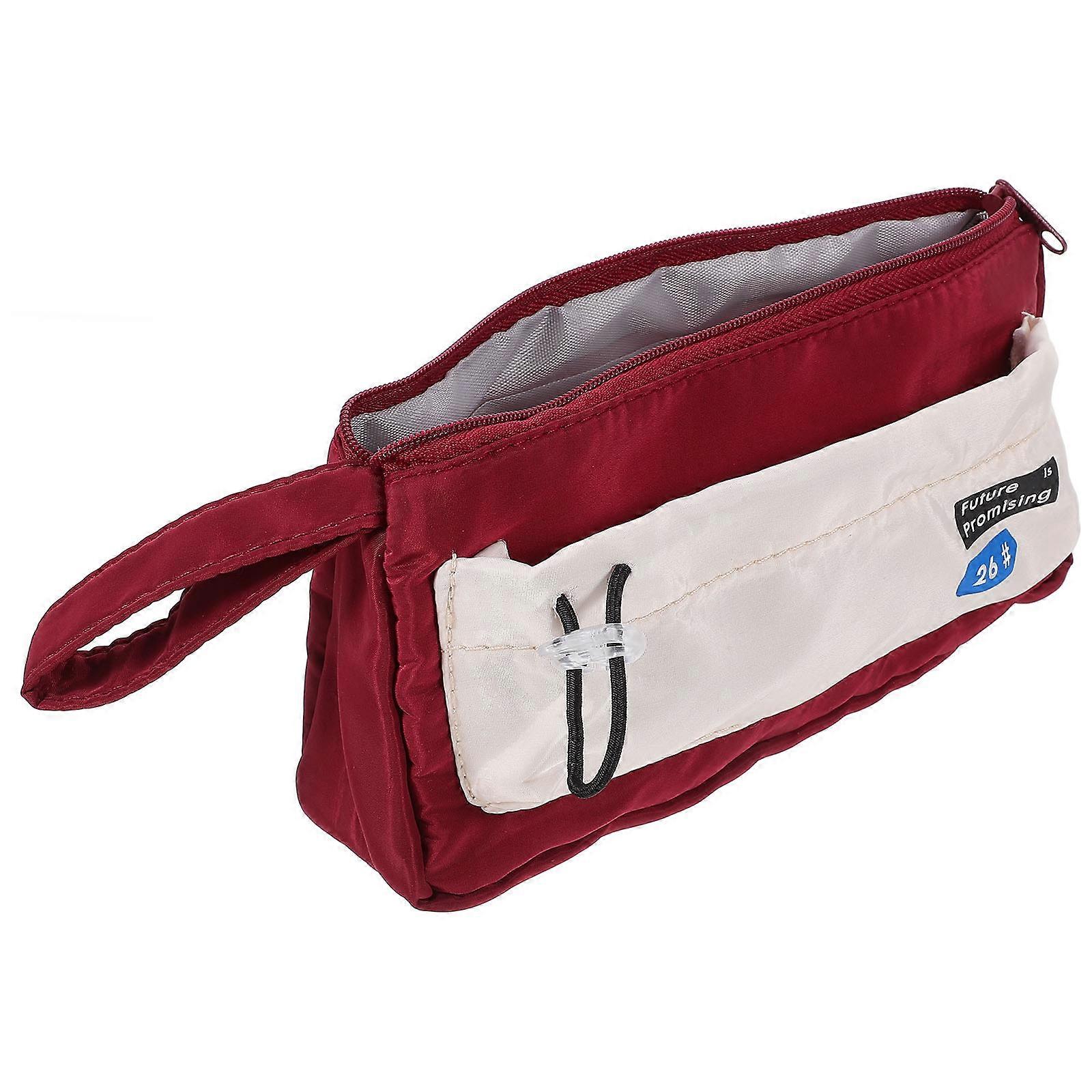 Multifunctional Canvas Pencil Case for Girls Large Capacity 3Pcs