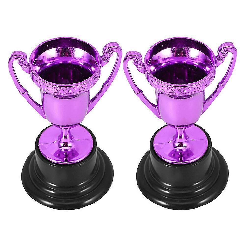 Mini Plastic Trophy Award Winner Trophy for Student Celebration 4Pcs
