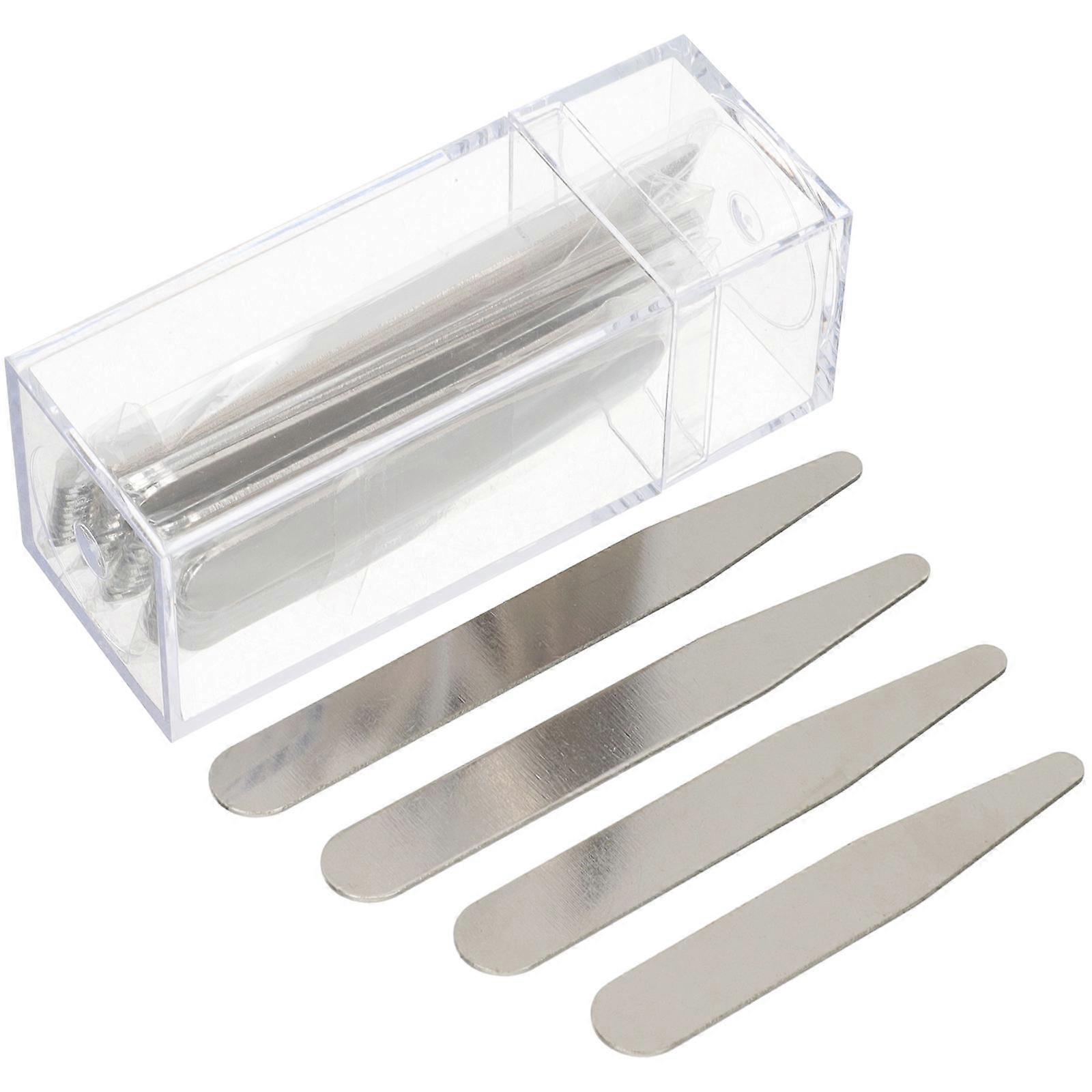 Shirt Collar Support Silver Collar Bone Shaper for Men 120Pcs