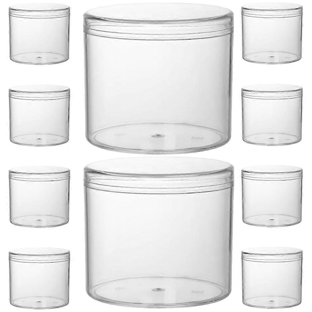 Plastic Storage Jar with Lid for Pantry Organization 45Pcs Clear Containers