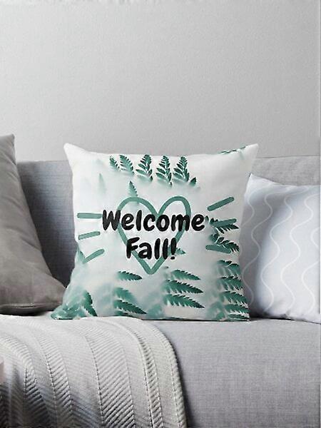 A NEW Welcome Fall - winter Throw Pillow Pillow Covers