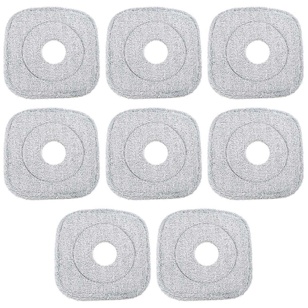 8Pcs Mop Cloth for Mop Squeeze Mop Automatic Separation Rotating Cleaning Floors Mop Pads Cloth