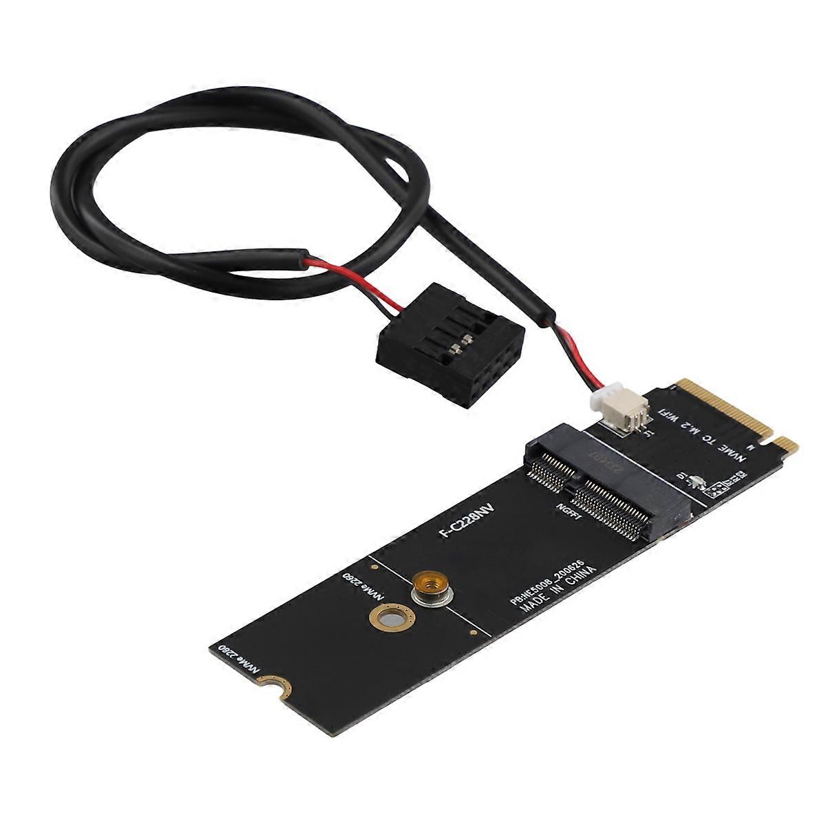 Drahtloser M.2 A+E Key Slot auf M.2 M Key Wifi Bluetooth Adapter