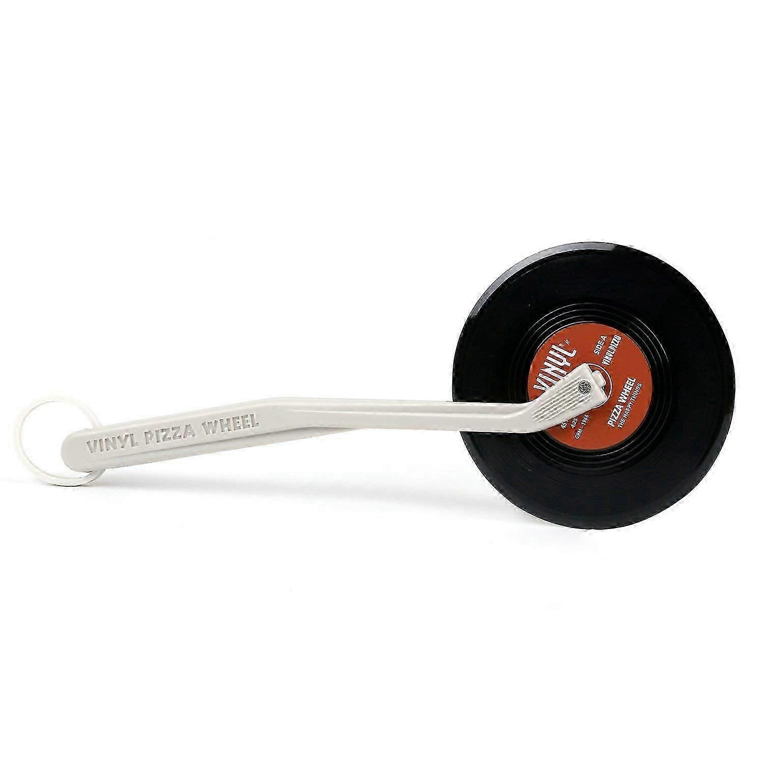 Novelty kitchen pizza cutter from vinyl record