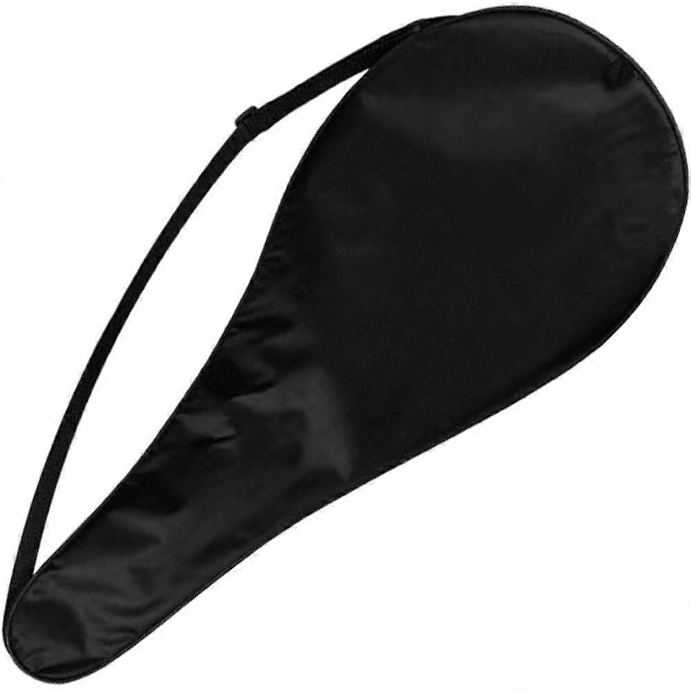 Oxford Fabric Tennis Racket Shoulder Bag Racket Covers With Zipper Carry Strap For Hiking And Running