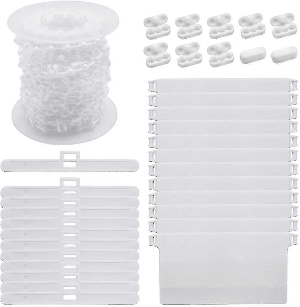 Vertical Blind Accessories 12pcs 89mm Vertical Blind Top Hangers,12pcs Bottom