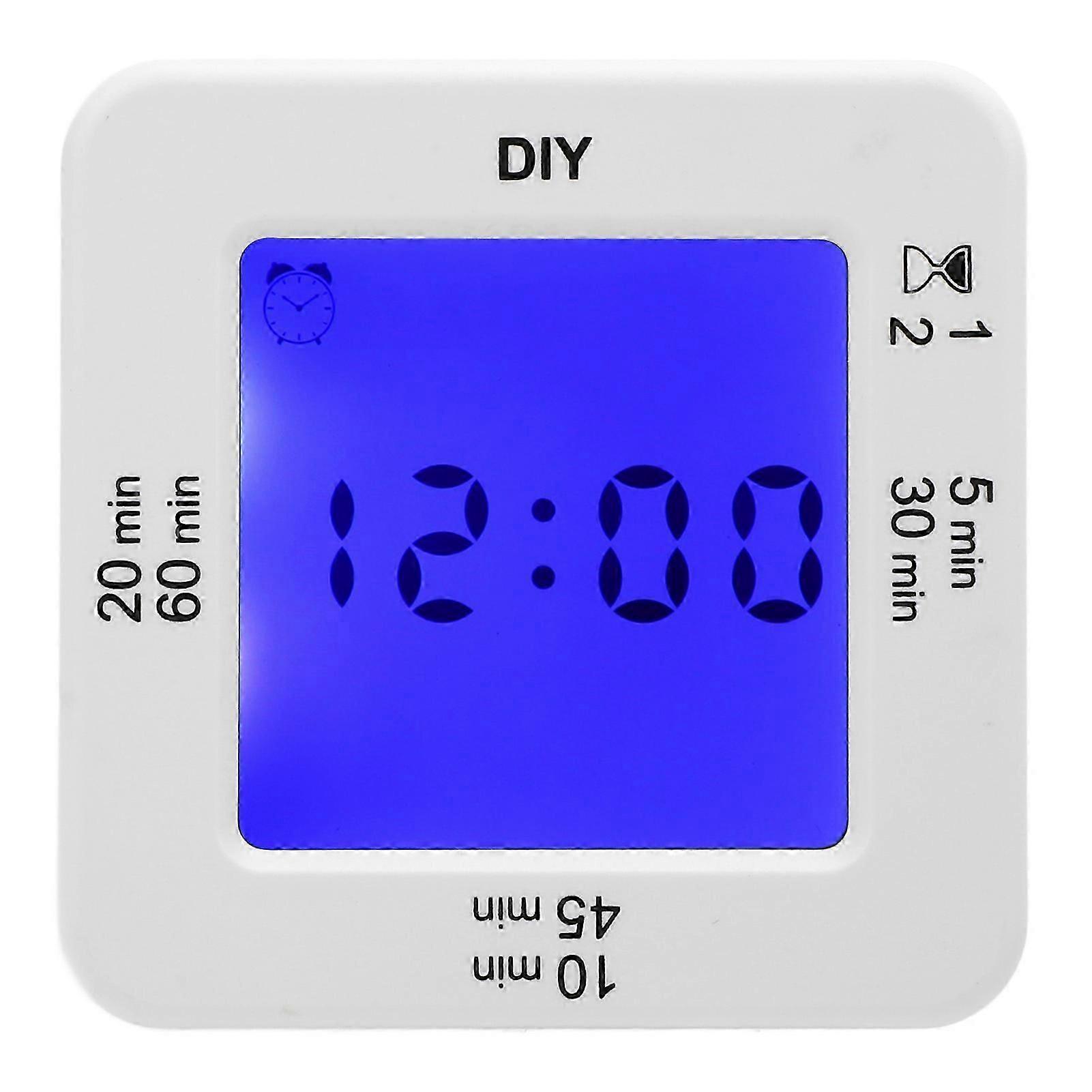 Digital Kitchen Timer Large LED Display Countdown Stopwatch Alarm Multi-Function Electronic Clock For Cooking Baking Sports Office Desk Student