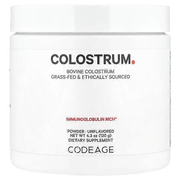 Codeage, Colostrum Powder, Unflavored, 4.3 oz (120 g)