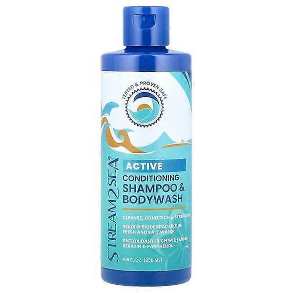 Stream2Sea, Active Conditioning Shampoo & Bodywash, 8.5 fl oz (250 ml)
