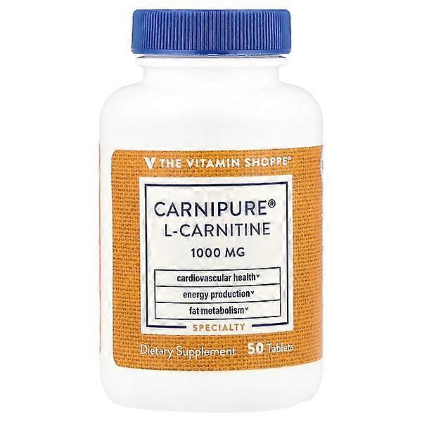 The Vitamin Shoppe, CarnipureÃÂÃÂÃÂÃÂÃÂÃÂÃÂÃÂ® L-Carnitine, 1,000 mg, 50 Tablets