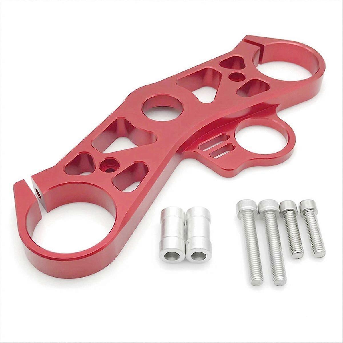 For YZFR6 08-16 Front Fork Lowering Upper Top Clamp,Red