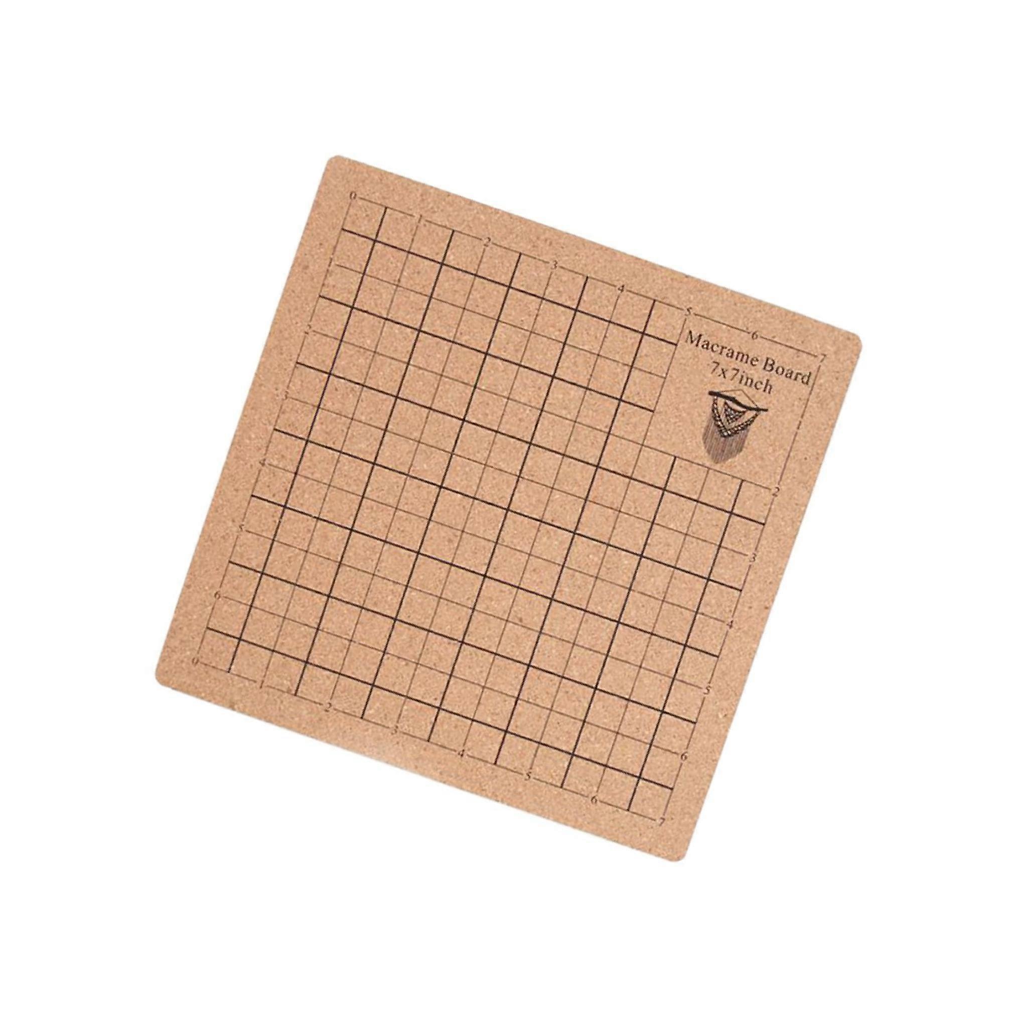 Beadsmith Macrame Board Durable Accs Wood for Knotting String Braiding