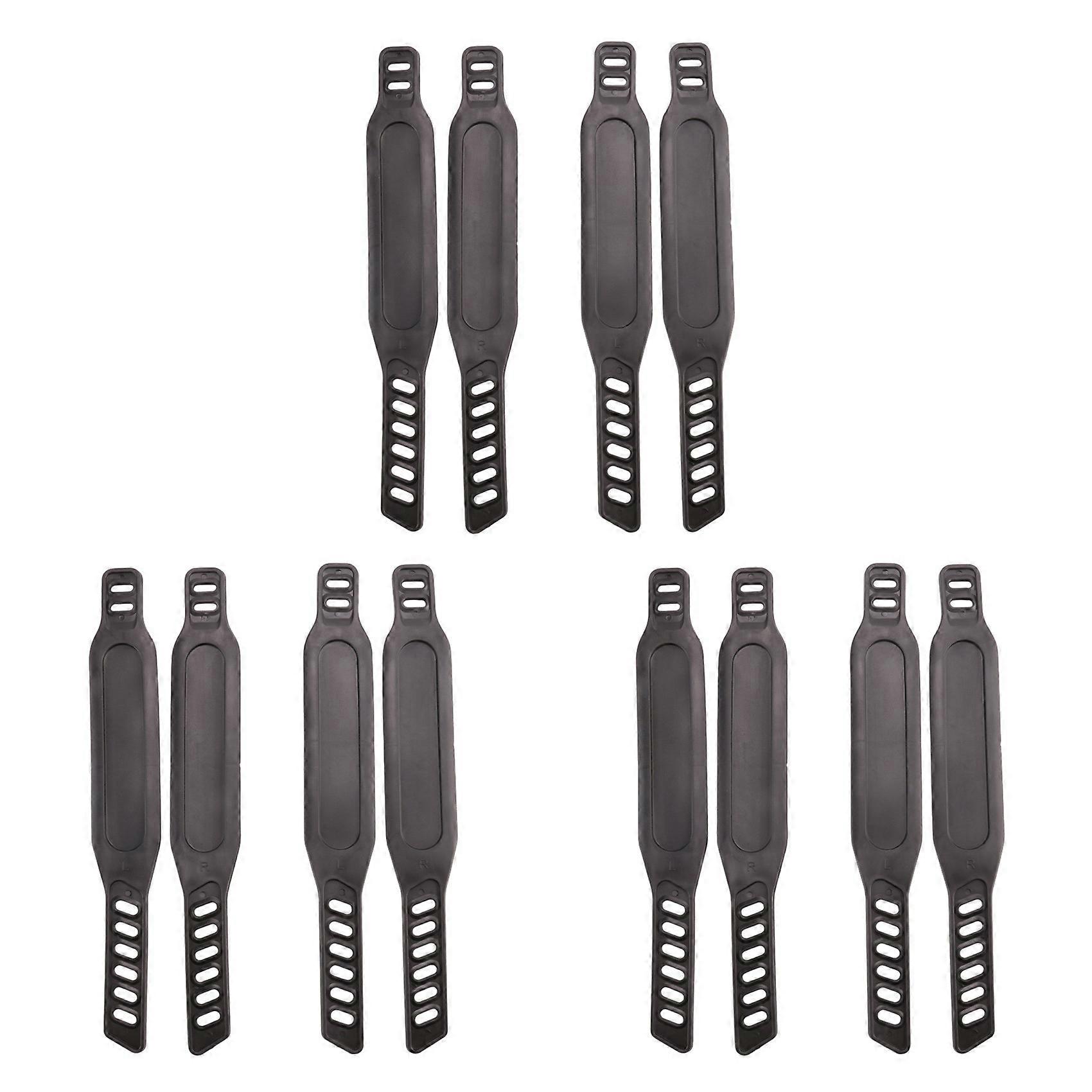 2 Pairs Bike Pedal Straps Adjustable Length Universal for Home or Gym