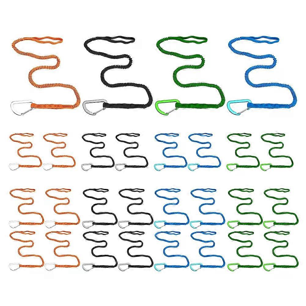 Kayak Paddle Leash Adjustable Kayak Paddle Lanyard Rope Elastic Kayak Paddle Rope for SUP Kayaking Boating Canoeing