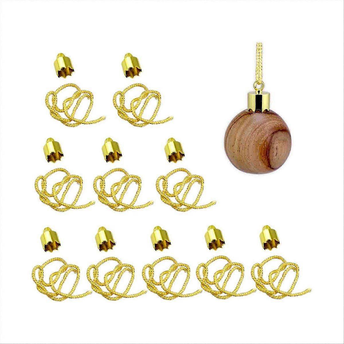 Bulb Ornament Project Kit - Gold Finish, 10 Pack