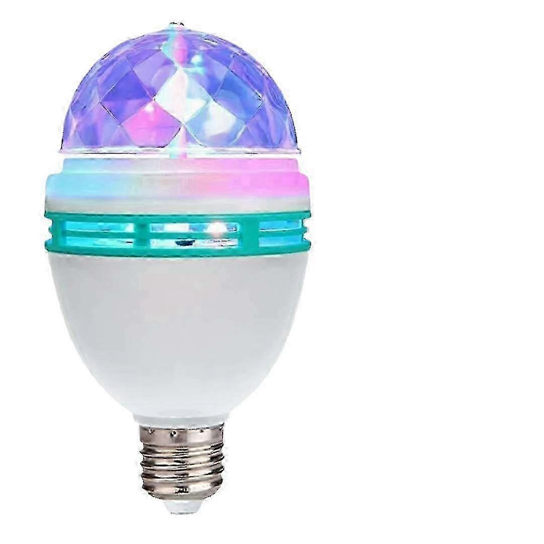E26 Disco Light Bulb, Rotating RGB Strobe for Parties miao4