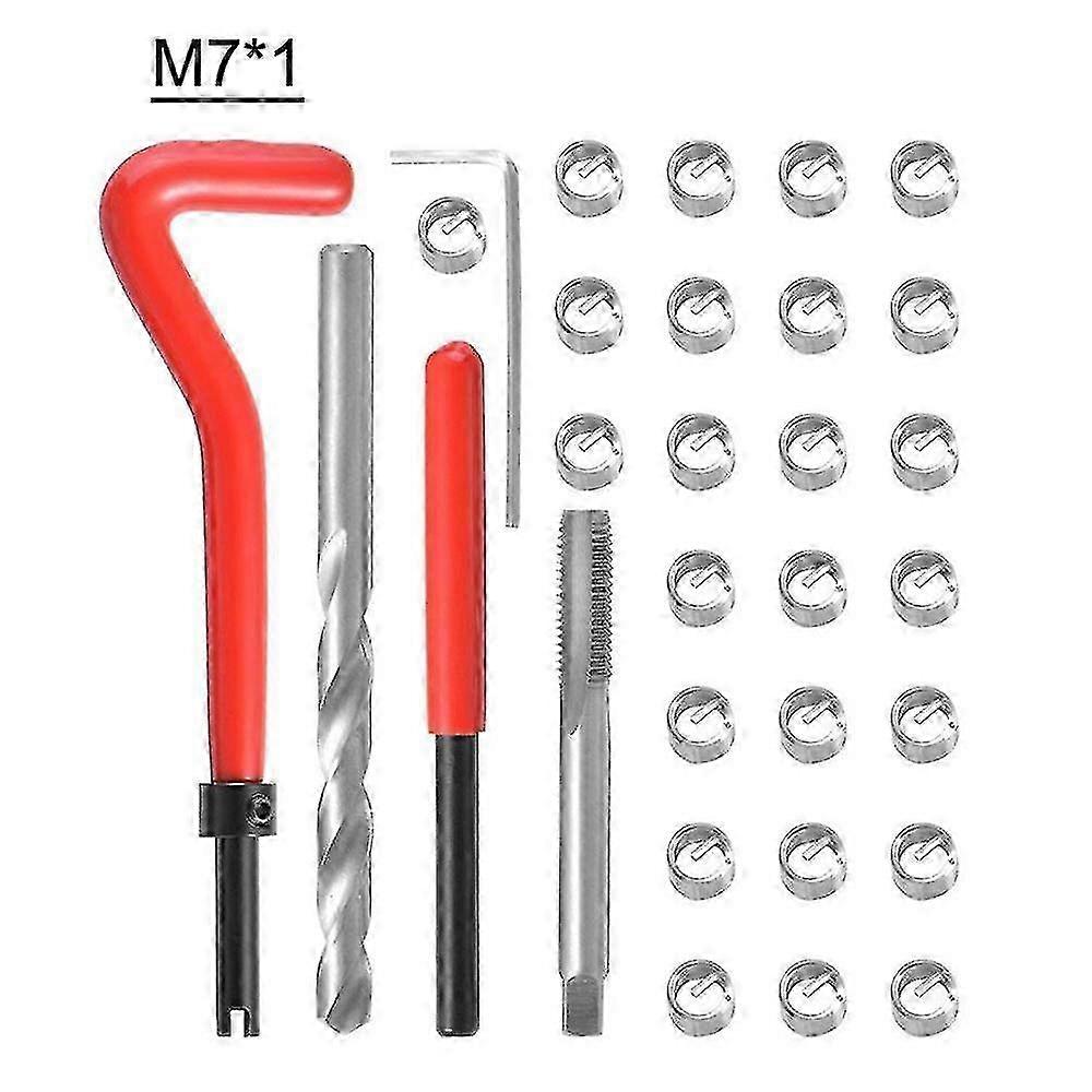 25pcs Metric Helicoil Thread Insert Kit M3 M4 M7 M9 M11 for Car
