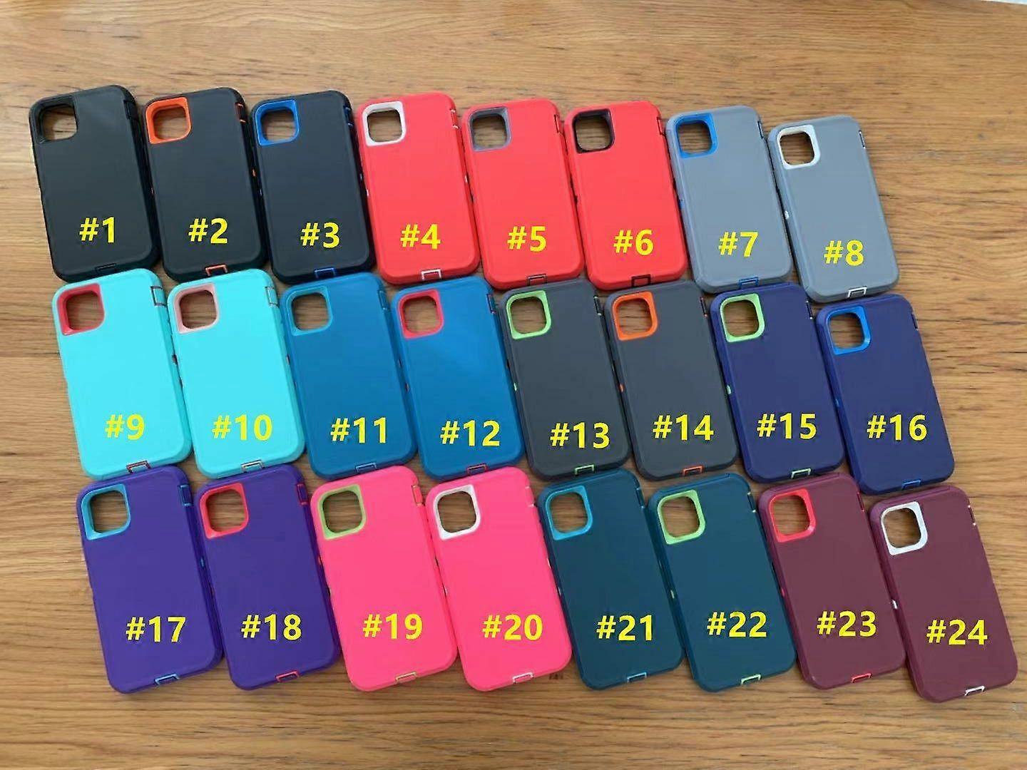 10pcs/lot Hybrid Robot Defender Shockproof Case For iPhone 11 12 13 14 15 16 17