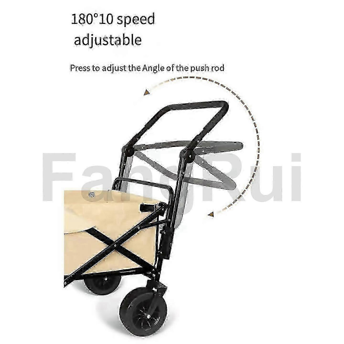 For Foldable Cart Push Handle Extendable Cart Trolley Handle Accessories