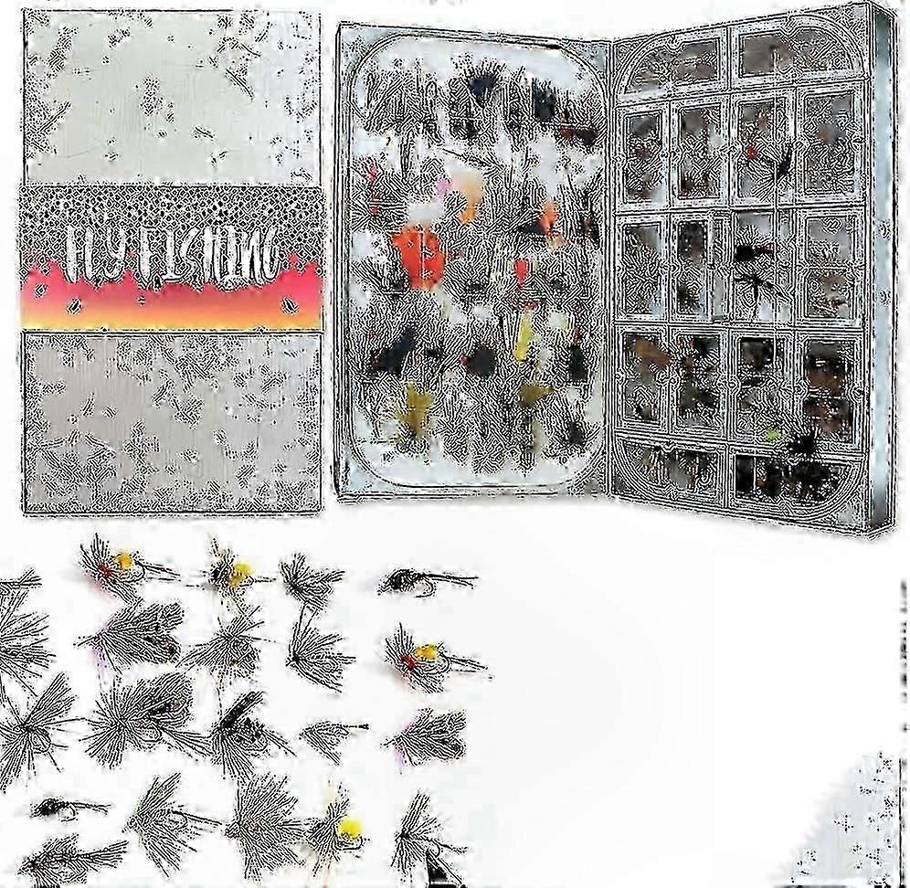 2025 Fishing Themed Advent Calendar, 24-Day Countdown with Lures Set, Ideal Gift for Fishing Enthusiasts, Dads, and Boyfriends