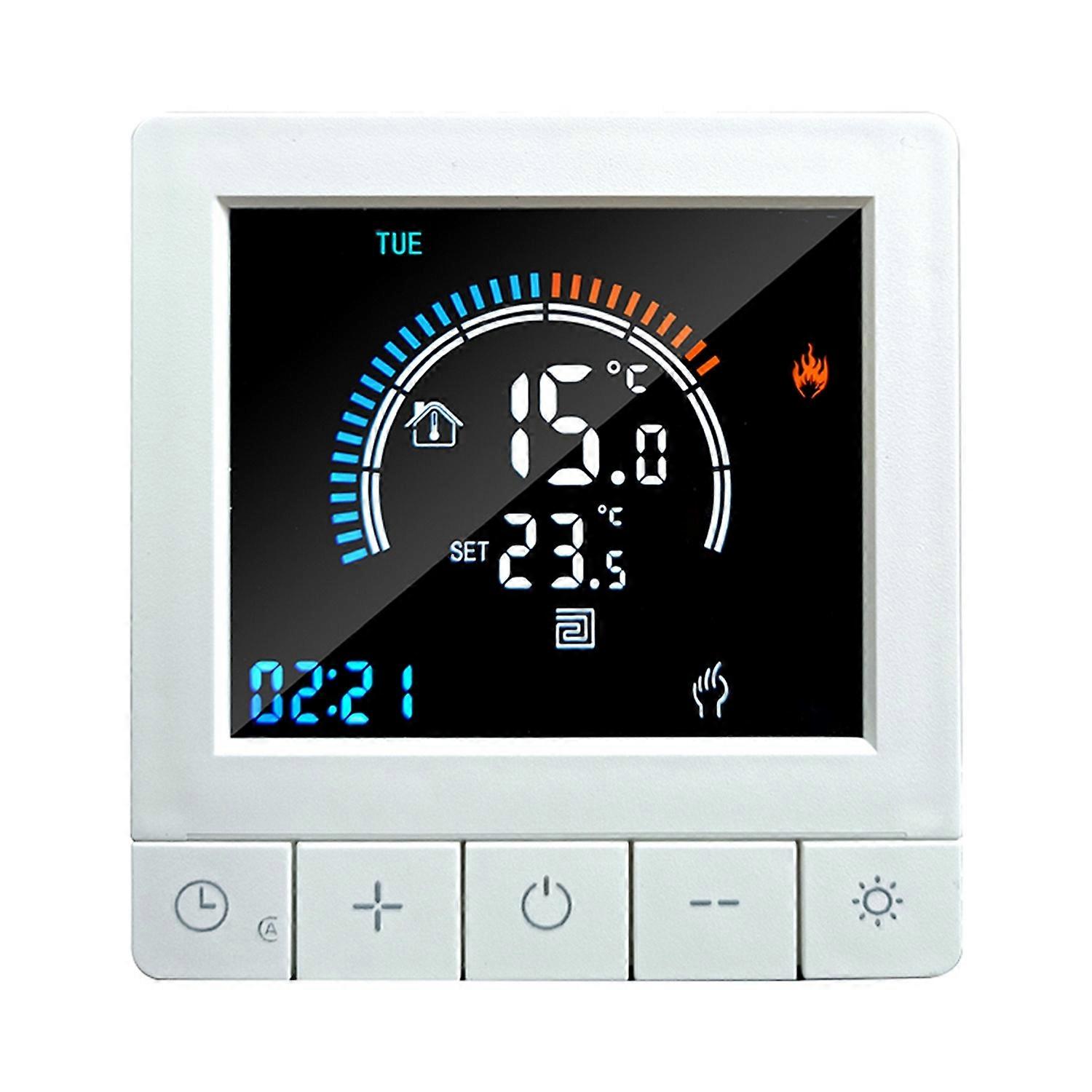 Programmable Digital Thermostat with Child Lock WiFi LCD Display NTC Sensor Water Heating Warm Floor