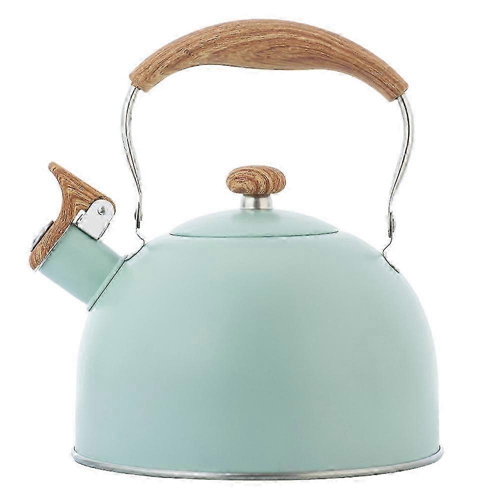 2.5L whistle kettle with wooden handle for boiling