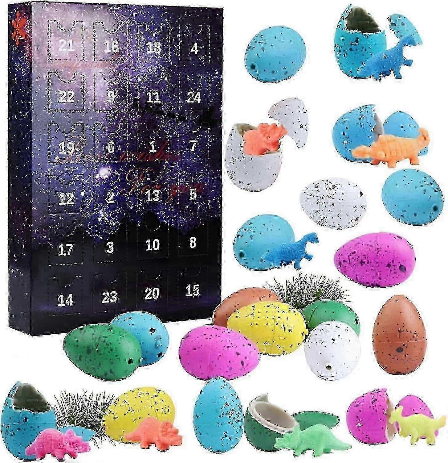 Quality Advent Calendar Dinosaur Egg Set: Merry Christmas Special Edition