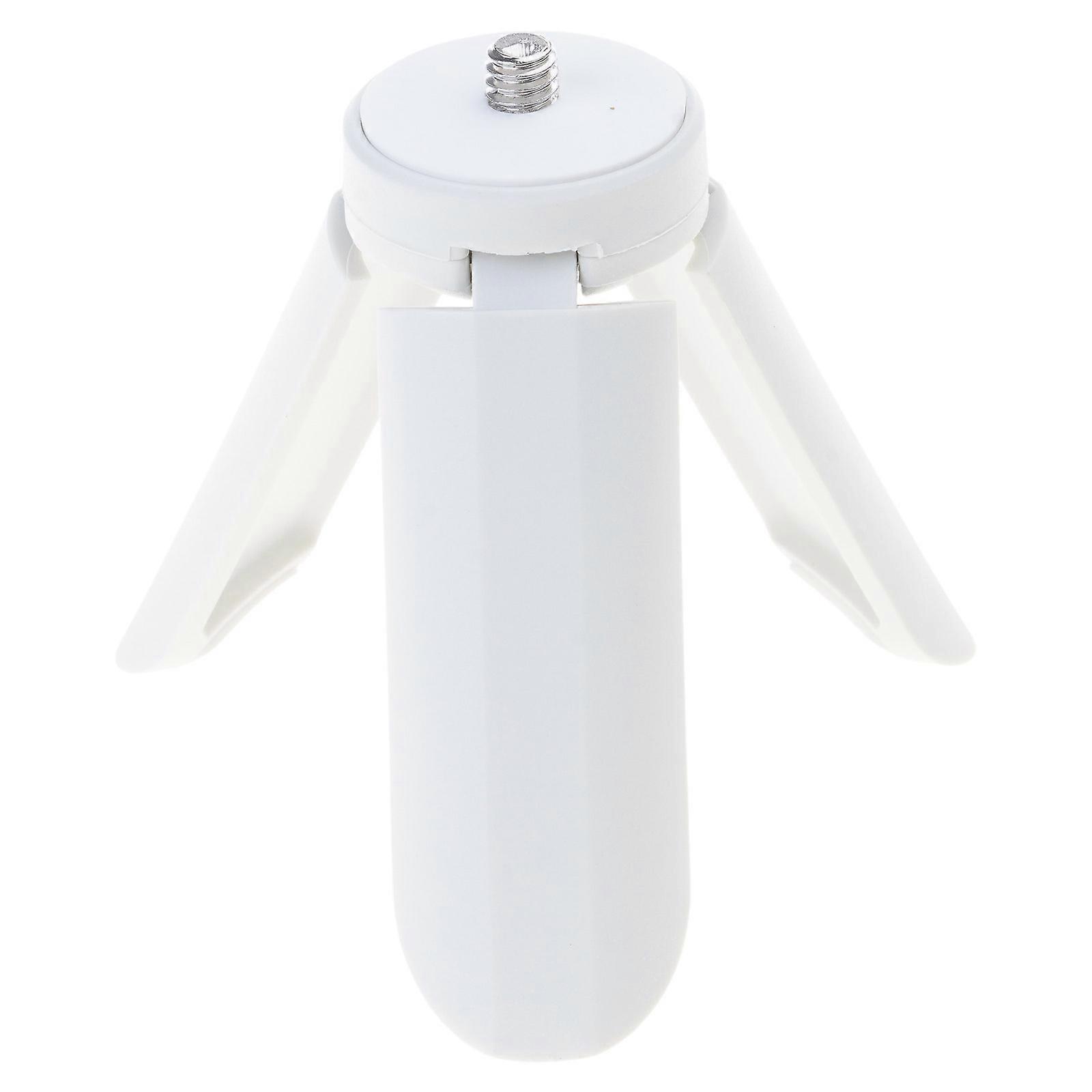 Mini Camera Tripod Foldable Stand For Camera Models Ergonomic Grip Lightweight ABS Build Travel Photography Tool  White