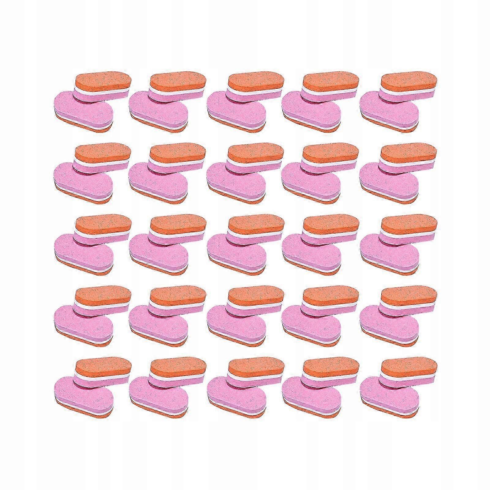 50pcs Professional Mini Nail File And Buffer Blocks Fingernail Buffing