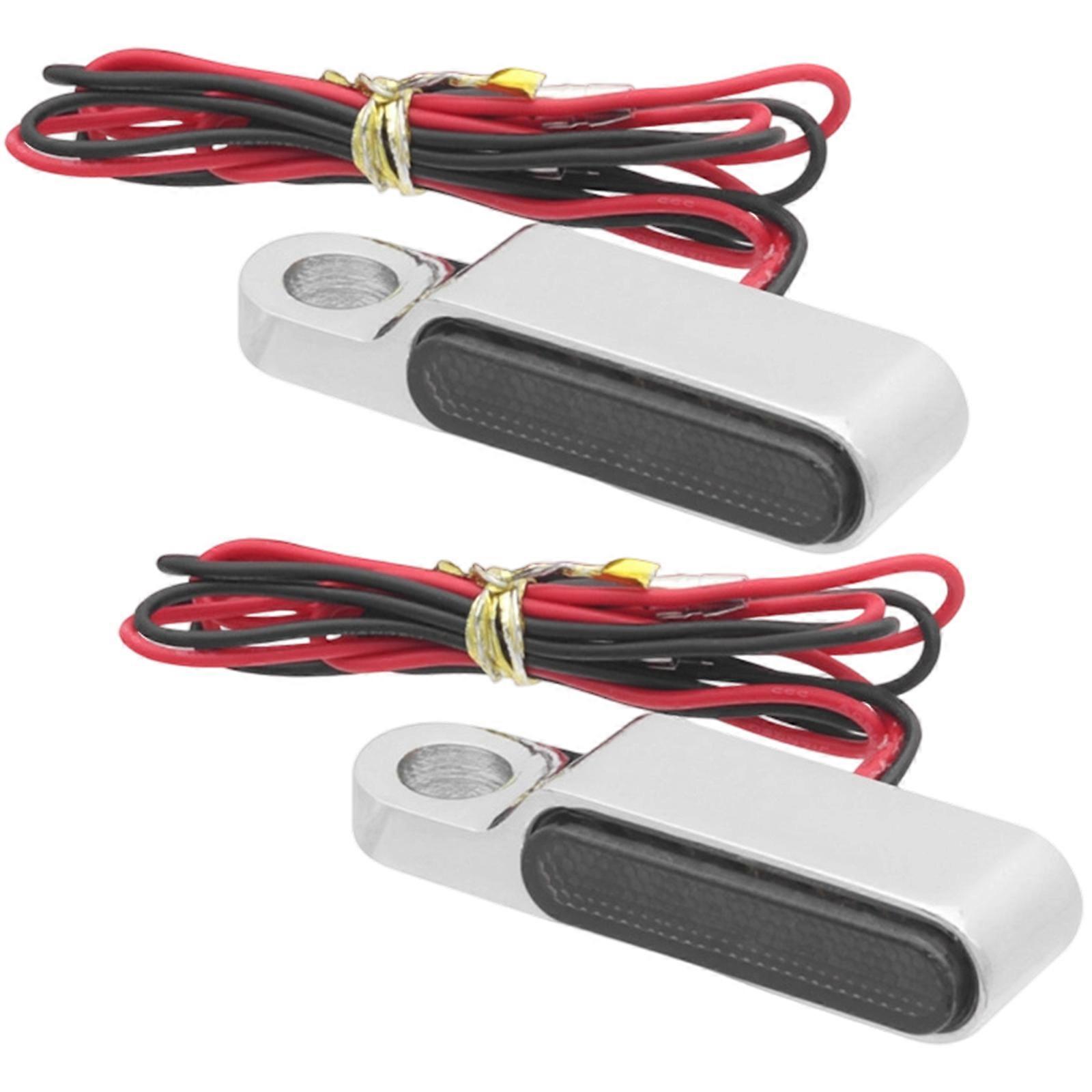 LED Motorcycle Turn Signals Shockproof ABS Housing Low Power Consumption Directional Indicators 12V  plating