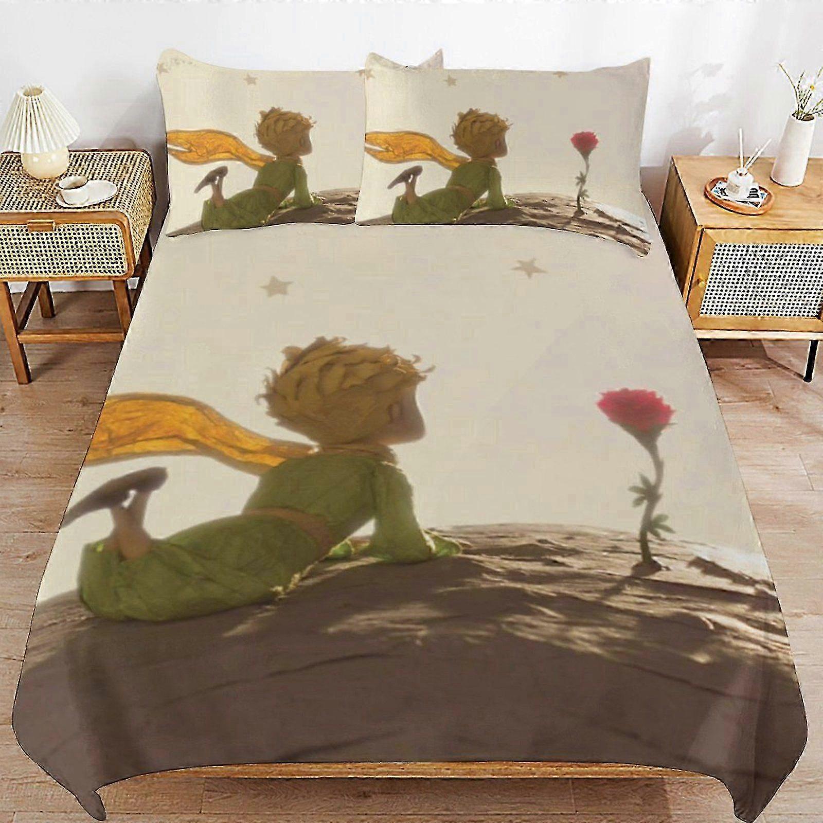 25-26 q340 Le Petit Prince Practical Sleep Layer Strong Threads Functional Structure Soft Comfort Duvet Cover Sets Pick d340