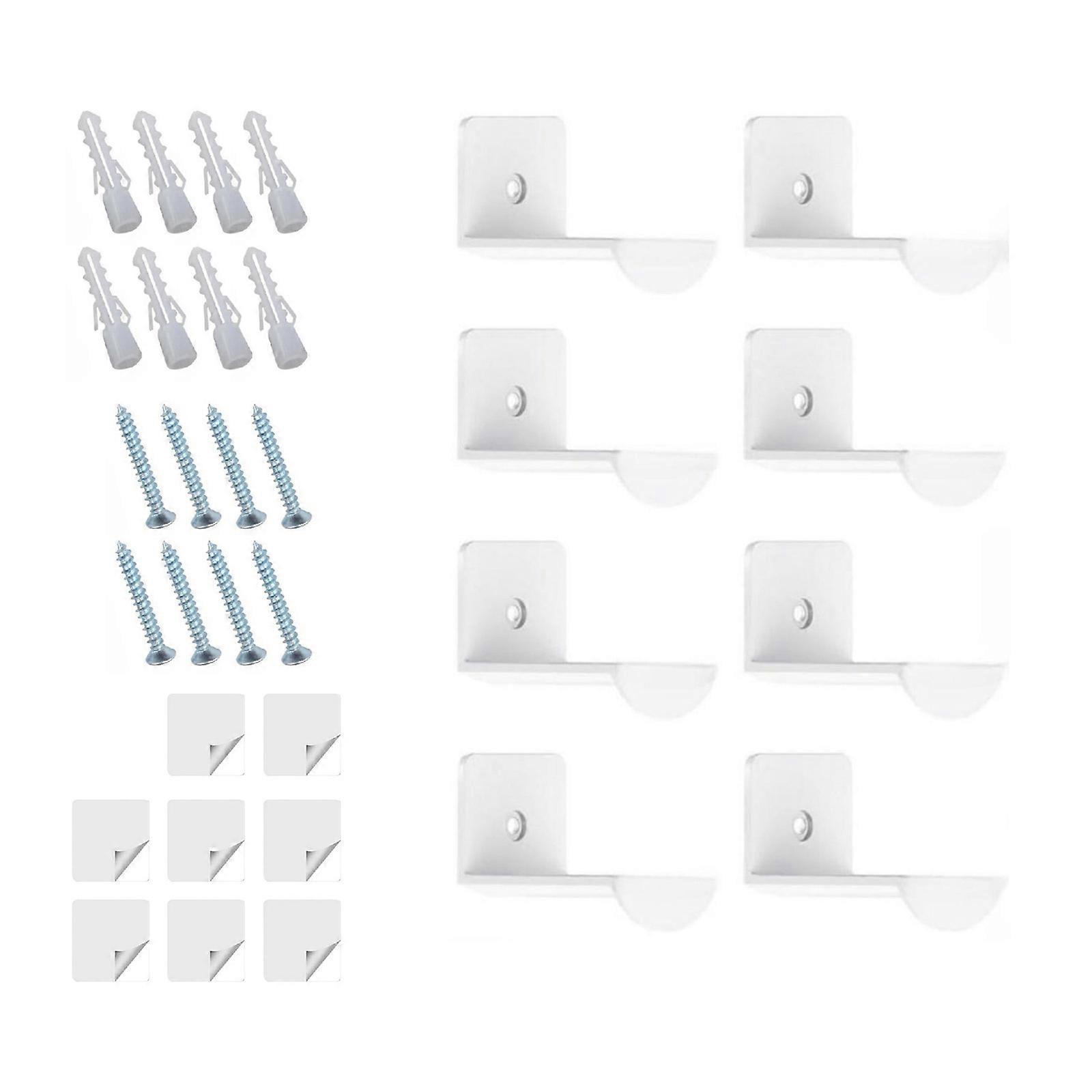 Stylish and Practical Baseball Hat Rack Accessory for Bedrooms or Retail Displays Keeps Your Hats Neatly Arranged  White