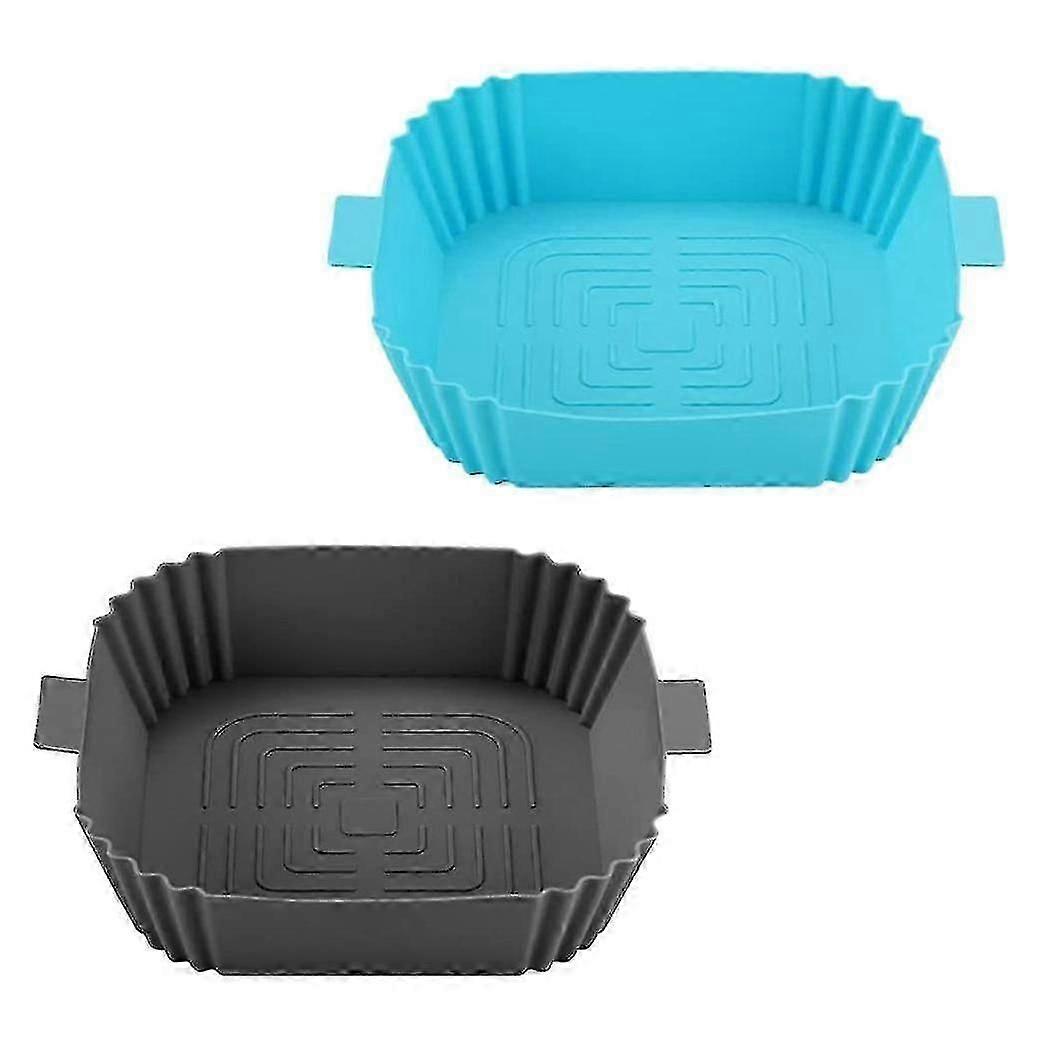 Reusable Silicone Liners 7.8inch Blue & Gray Accessory Replacement