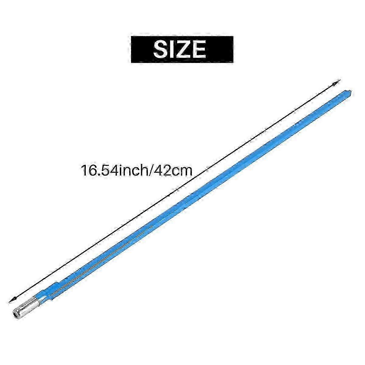 2Pcs obojsmerná gitara typu tyč Truss Rod oceľ 9 x 420mm modré gitarové príslušenstvo