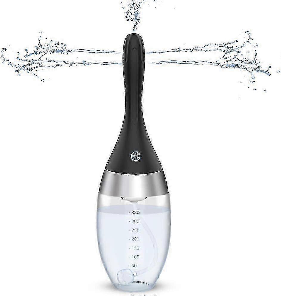 Newest Automatic Enema Bulb with 3 Intensity Modes, Rechargeable & Anti-Bacterial Finish