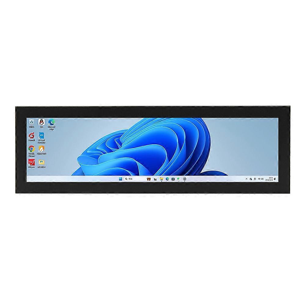 8.8inch Display 1920x480 Stretched Bar IPS LCD Panel HDMI-Compatible Micro-USB 60Hz MIPI Driver Board for Raspberry Pi