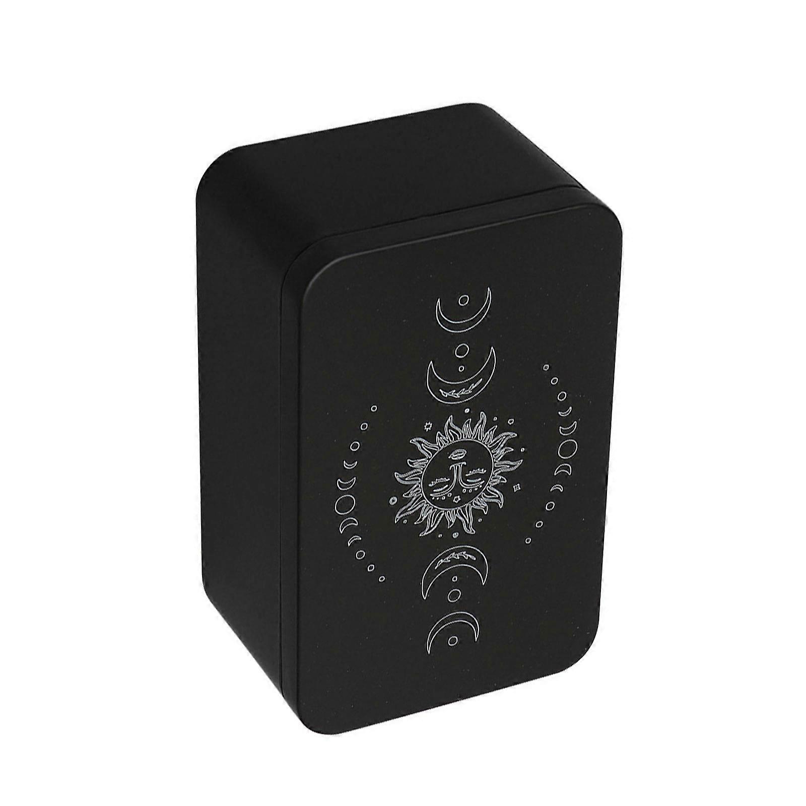 Playings Cards Box Trading Card Case Tarots Storage Can Card Organizers Card Case Empty Metal Storage Box for Game Cards Multicolor