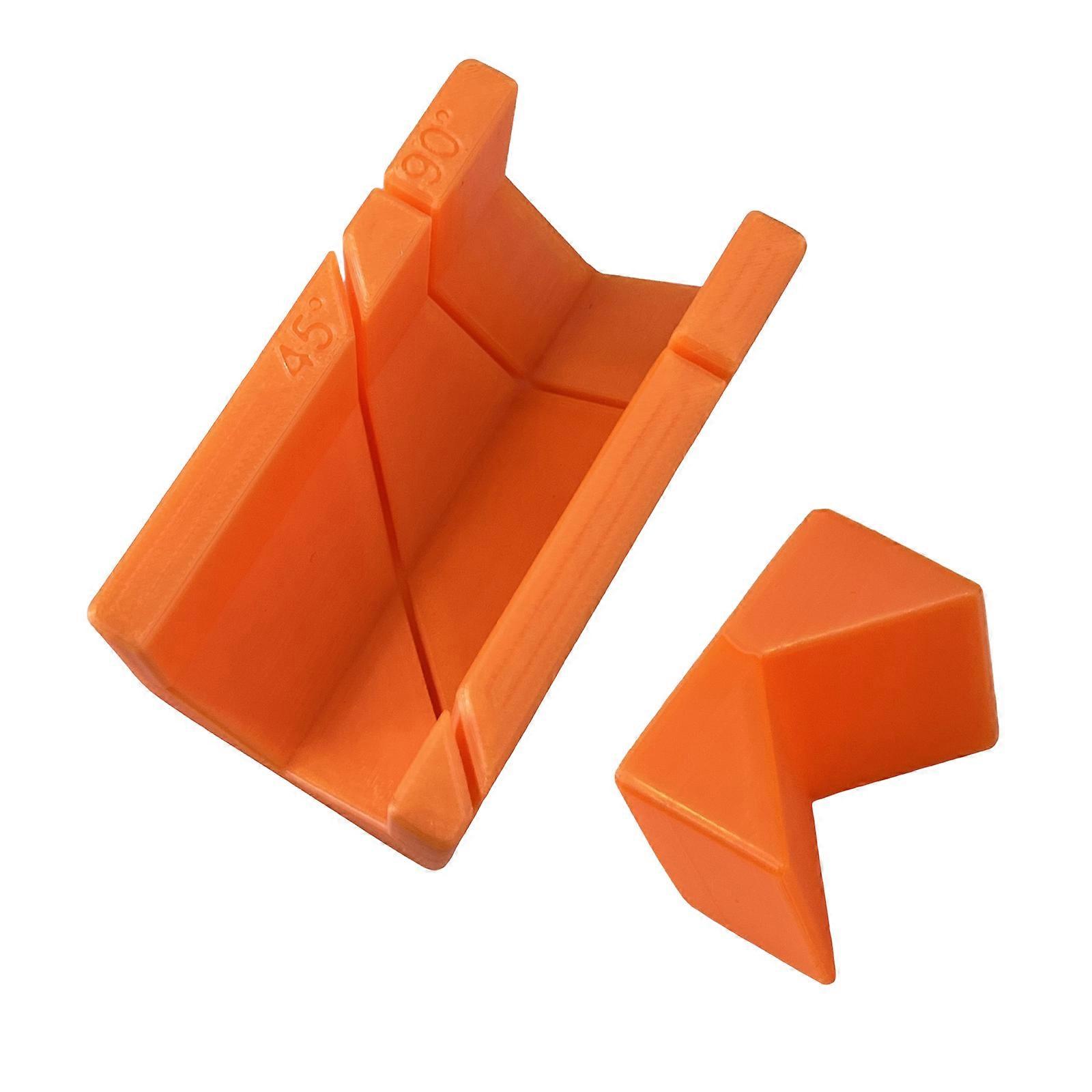 Efficient Cutting Guide for Carpentry Projects with Quick Installation & Portable Design Accurate Wood And Materials Cut  orange color