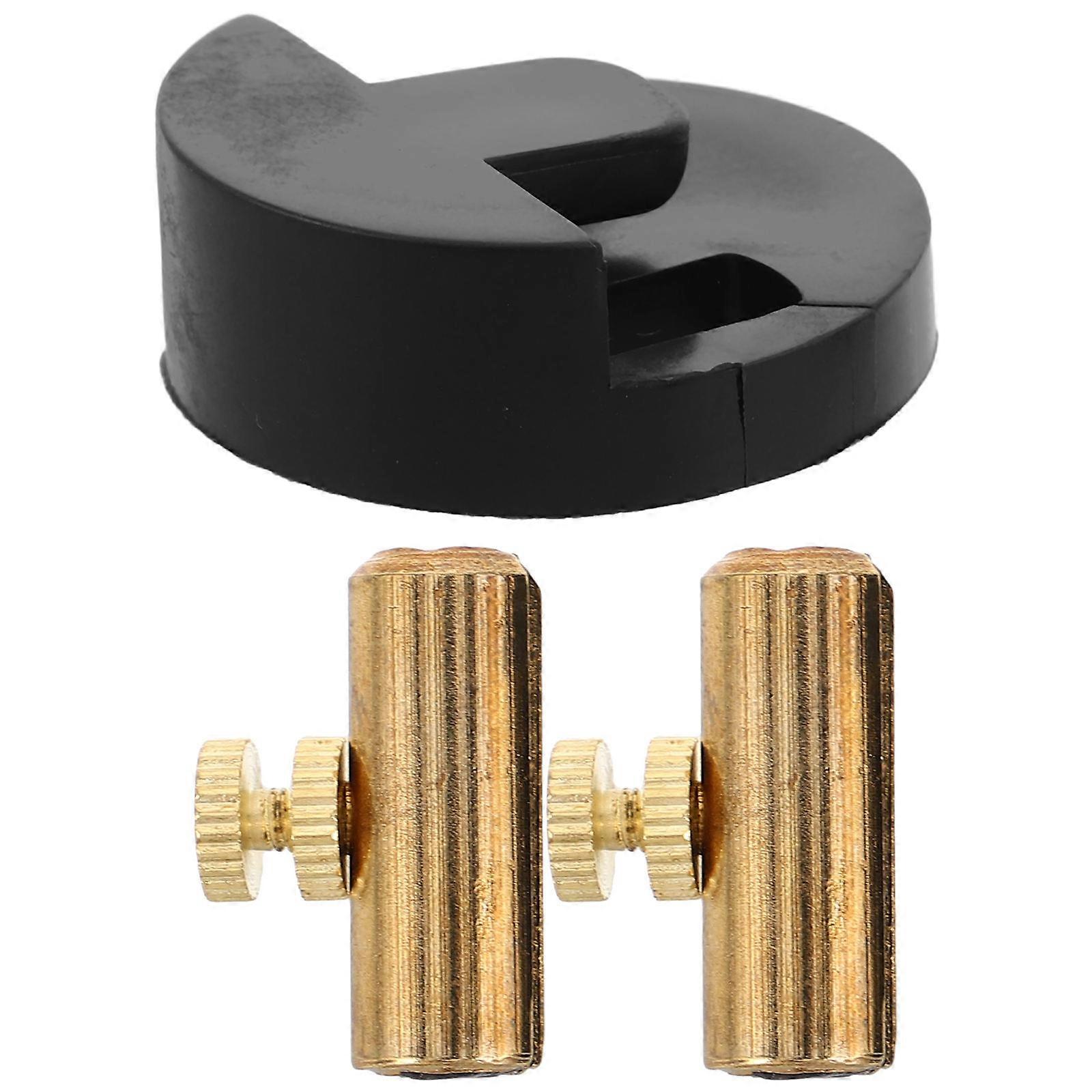 Adjustable Wolf Tone Mute Set for Cello Sound Control in Metal and Rubber