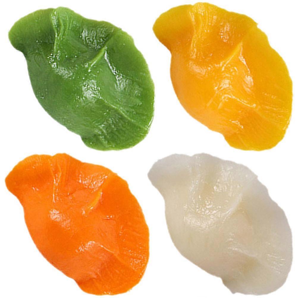 Realistic Dumpling 4Pcs Fake Dumpling Model for Kitchen Decoration