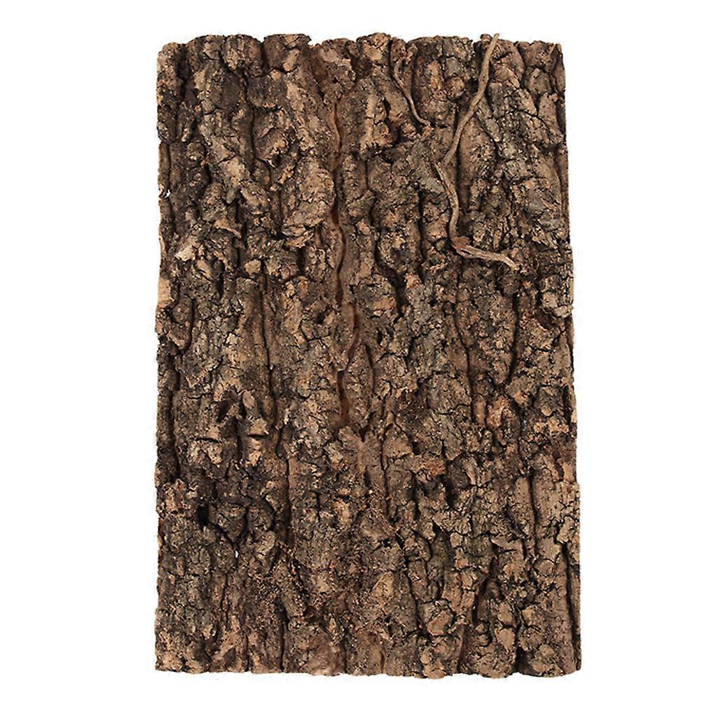 Reptile Bark Decor for Climb Platform Natural Tree Bark Coffee