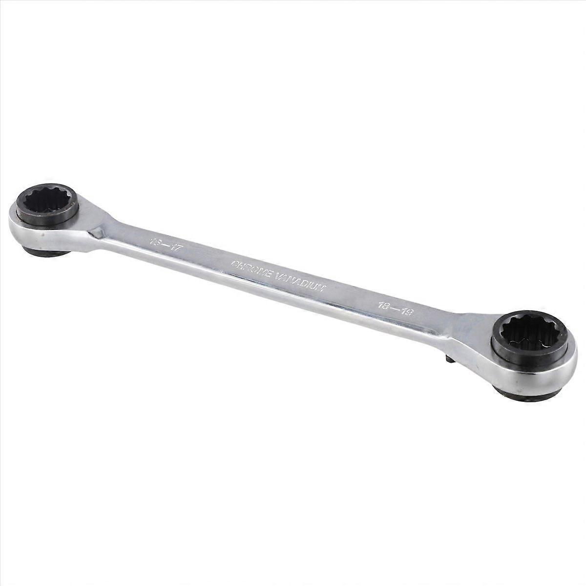 Chave de catraca dupla com catraca para quatro propósitos 16x17-18x19 mm